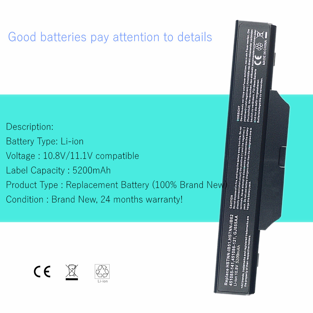 Laptop Battery For HP/Compaq 6 - Gold 6248R 评论和价格